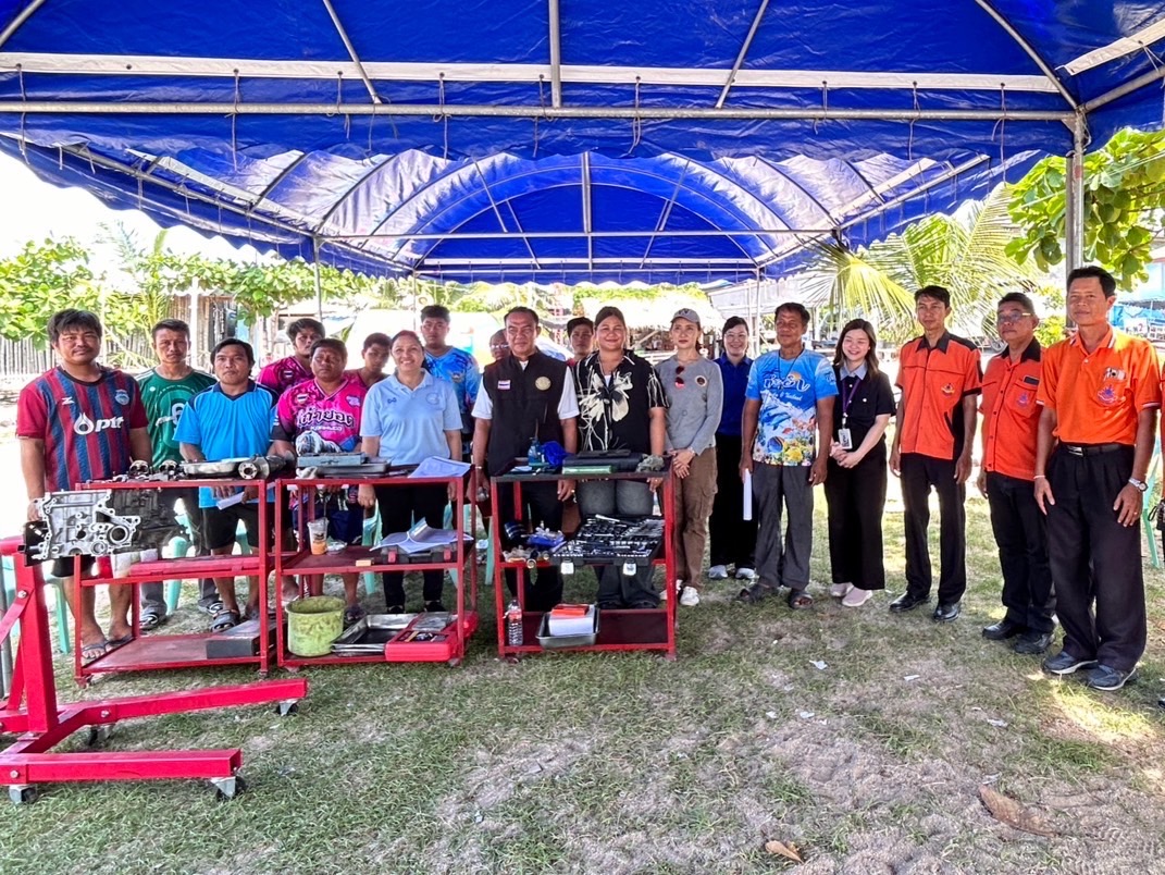 สทร. ร่วมโครงการอบรมและพัฒนาทักษะการซ่อมเครื่องยนต์เรือ