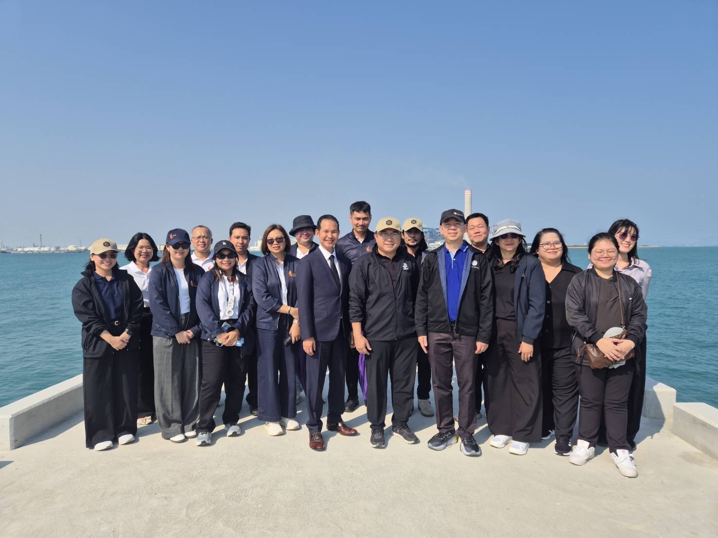 สทร. ต้อนรับคณะ EEC และสำนักงบประมาณ ตรวจเยี่ยมความก้าวหน้าโครงการพัฒนาท่าเรือระยะที่ 3